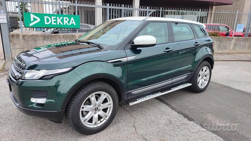 Usata Land Rover Range Rover evoque Prestige 150 CV (110 kW) 2013 Verde Station wagon