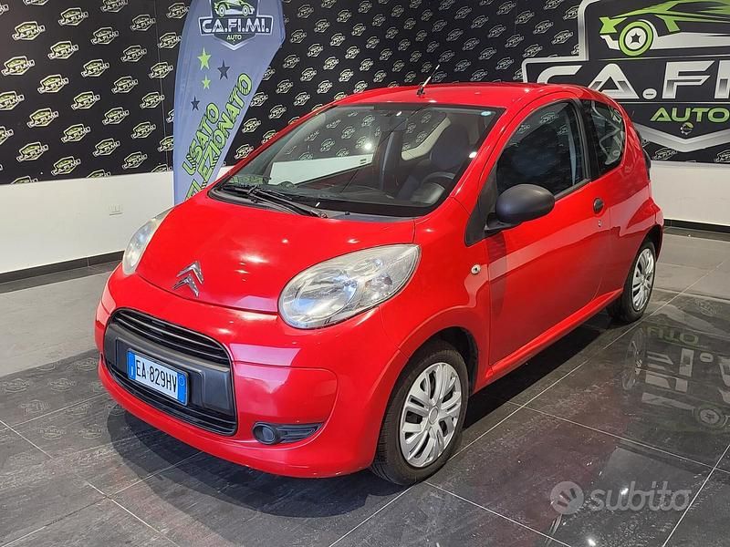 Usata Citroën C1 68 CV (50 kW) 2010 Rosso Utilitaria
