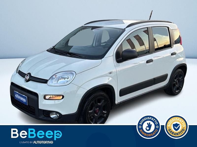 Bianco metallizzato Usata 2021 Fiat Panda Easy Tre volumi | 10.900 € (Buon prezzo) - Immagine 1/3