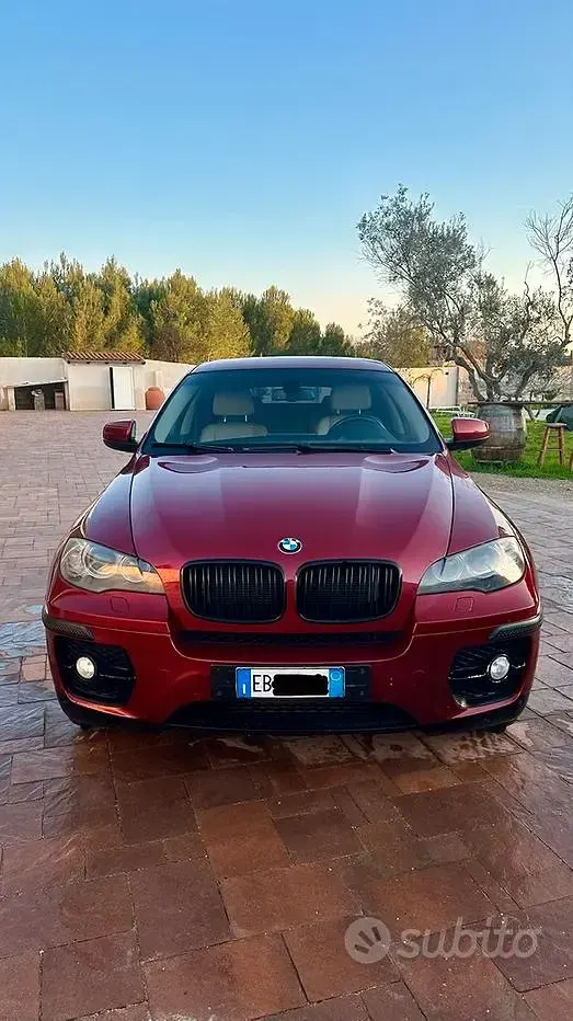 Usata BMW X6 245 CV (180 kW) 2012 Rosso SUV