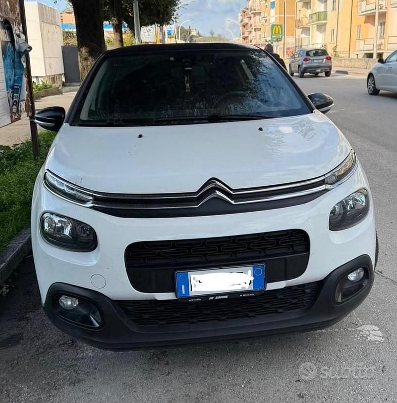 Usata Citroën C3 82 CV (60 kW) 2018 Bianco Utilitaria