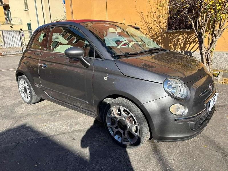 Usata Fiat 500C Lounge 69 CV (50 kW) 2015 Grigio Cabrio