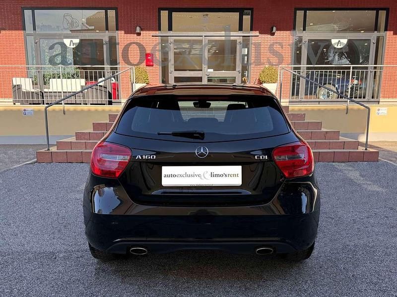 Usata Mercedes A160 90 CV (66 kW) 2015 Nero Berlina