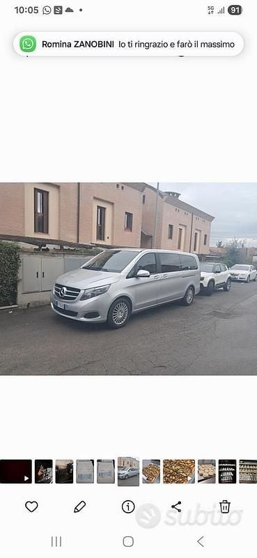 Usata Mercedes V250 2015 Grigio Monovolume