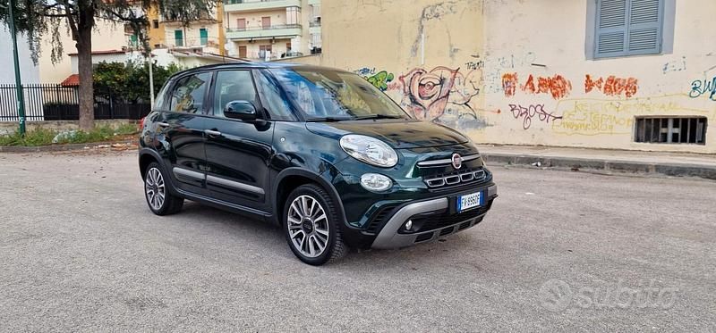 Usata Fiat 500L Cross 95 CV (69 kW) 2019 Verde Monovolume