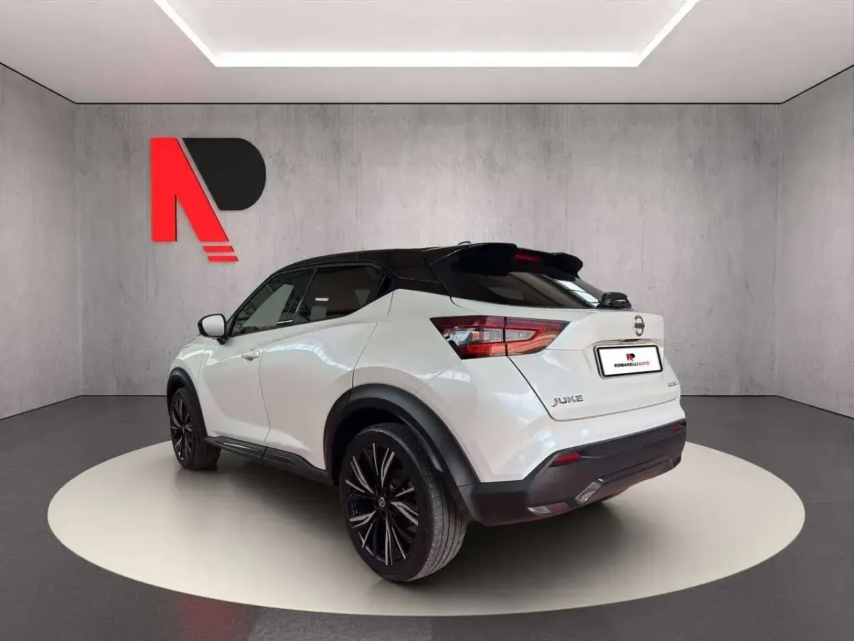 Usata Nissan Juke 114 CV (83 kW) 2021 Bianco perla tetto nero SUV