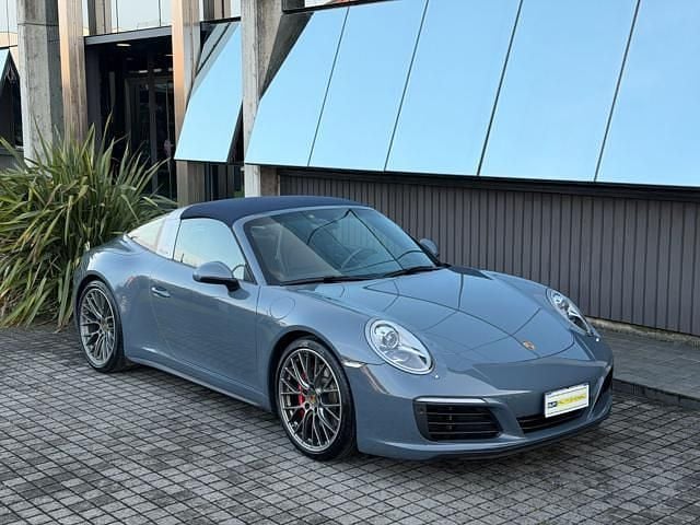 Usata Porsche 911 Targa 4S Sport 420 CV (308 kW) 2017 Azzurro Cabrio