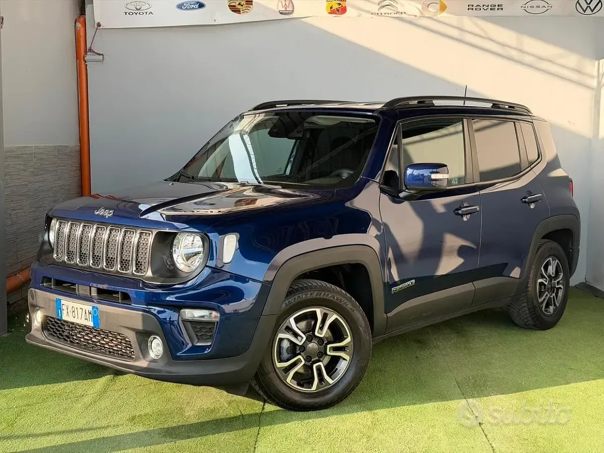 Usata Jeep Renegade Longitude 120 CV (88 kW) 2019 Blu/azzurro SUV