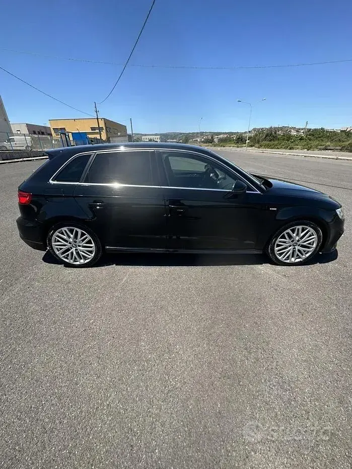 Usata Audi A3 S-Line 150 CV (110 kW) 2016 Nero Berlina