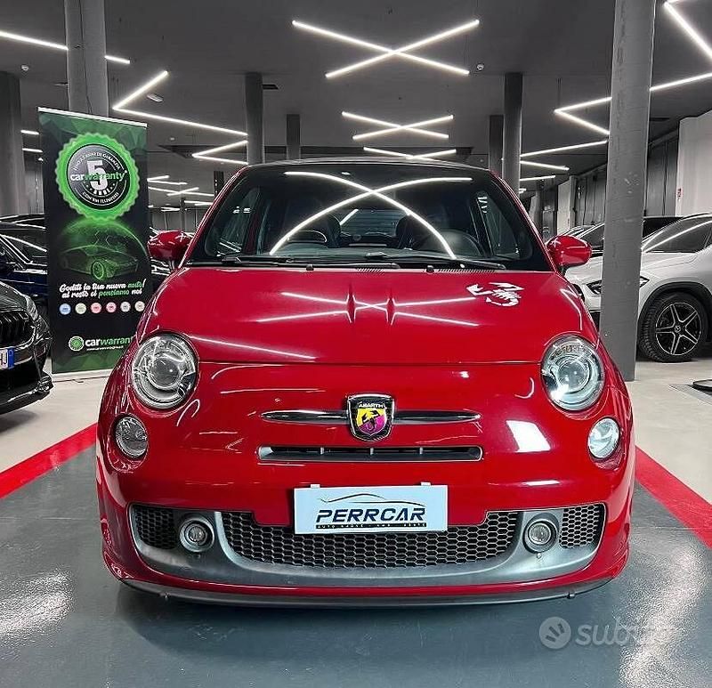Usata Abarth 595C Turismo 160 CV (117 kW) 2014 Rosso Cabrio
