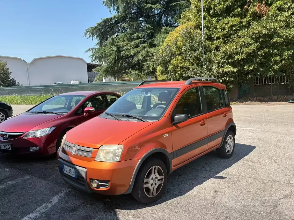 Usata Fiat Panda 60 CV (44 kW) 2008 Arancione Utilitaria