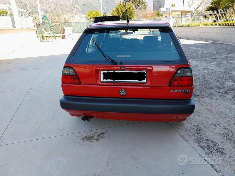 Usata VW Golf II GTI 1989 Rosso Utilitaria