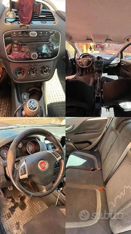 Usata Fiat Punto 70 CV (51 kW) 2015 Nero Utilitaria