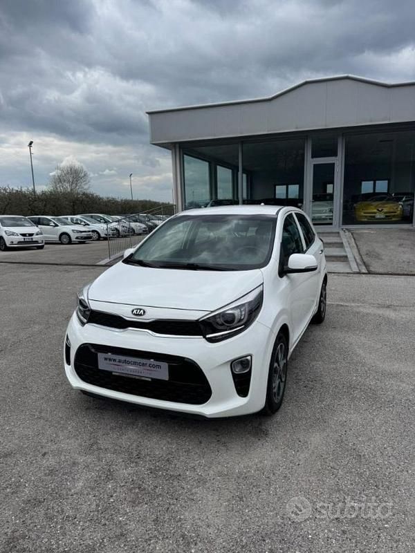 Gebraucht Kia Picanto 67 PS (49 kW) 2018 Weiß Kleinwagen