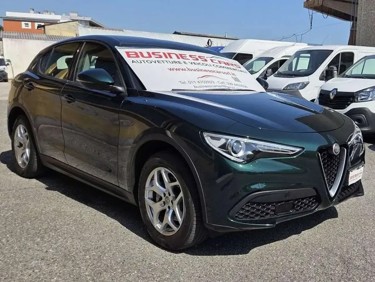 Usata Alfa Romeo Stelvio Business 190 CV (139 kW) 2020 Verde SUV