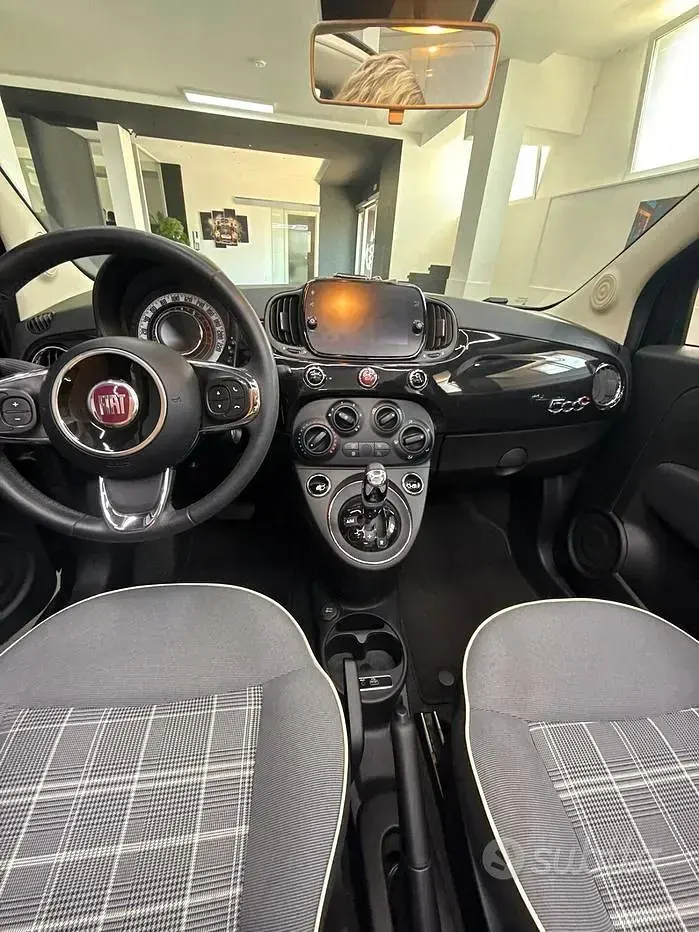 Usata Fiat 500 Mirror 85 CV (62 kW) 2018 Nero Cabrio