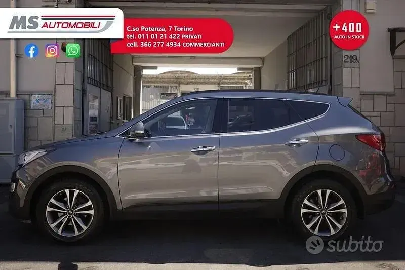 Usata Hyundai Santa Fe Comfort 197 CV (144 kW) 2015 Grigio SUV