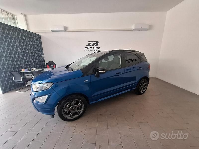 Usata Ford Ecosport ST-Line 125 CV (91 kW) 2019 Blu SUV
