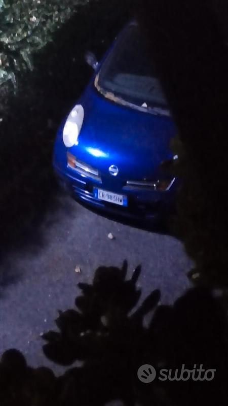 Usata Nissan Micra 82 CV (60 kW) 2003 Blu Berlina