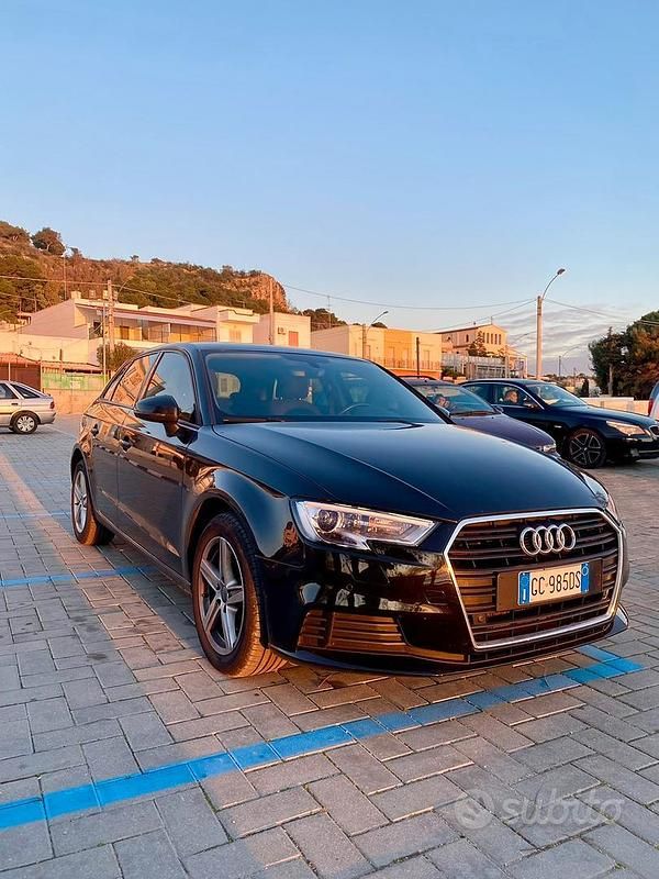 Usata Audi A3 116 CV (85 kW) 2017 Nero Berlina