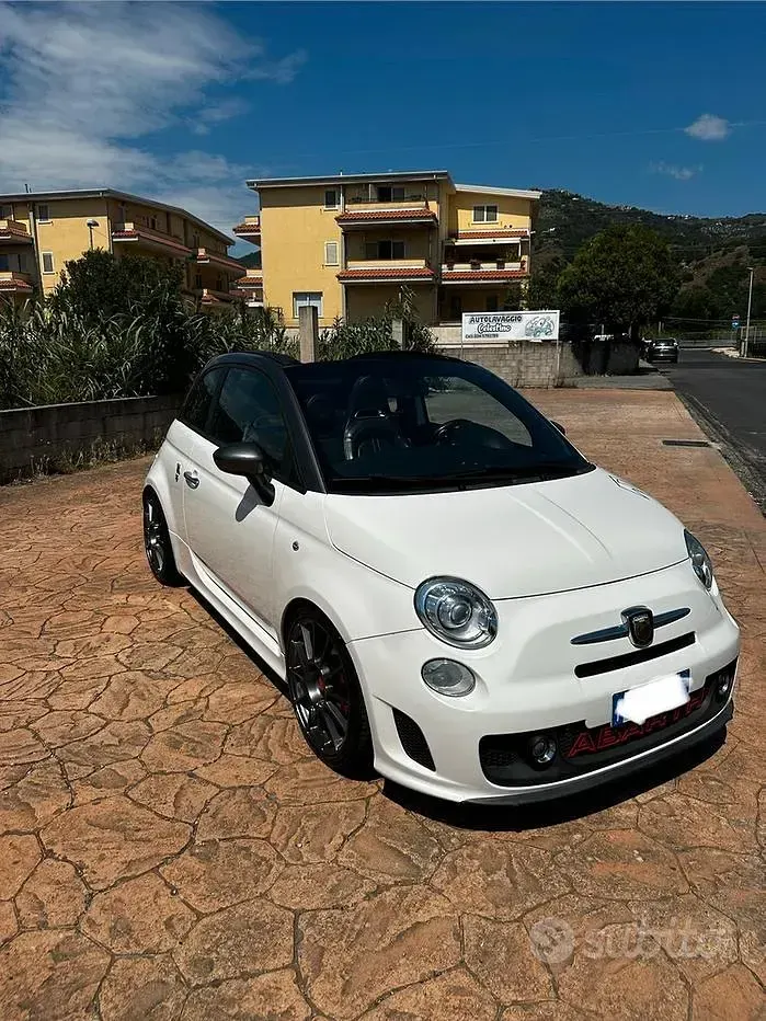 Usata Abarth 595C 2011 Bianco Cabrio