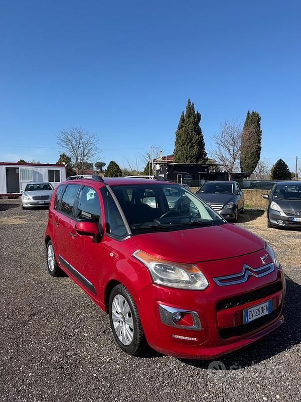 Usata Citroën C3 Picasso Exclusive 92 CV (67 kW) 2014 Rosso Monovolume