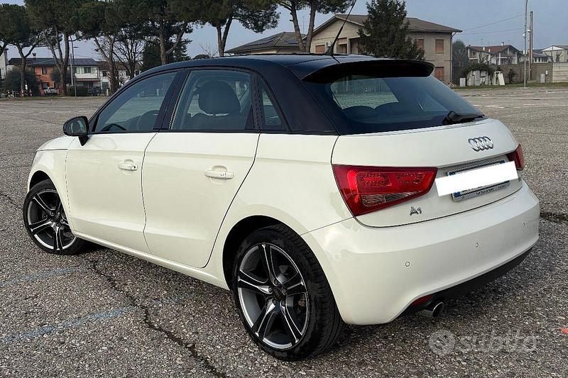 Usata Audi A1 Sportback Ambition 90 CV (66 kW) 2013 Bianco Utilitaria