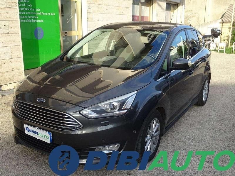 Grigio(met.) Usata 2015 Ford C-MAX Titanium Monovolume | 10.900 € (Buon prezzo) - Immagine 1/4
