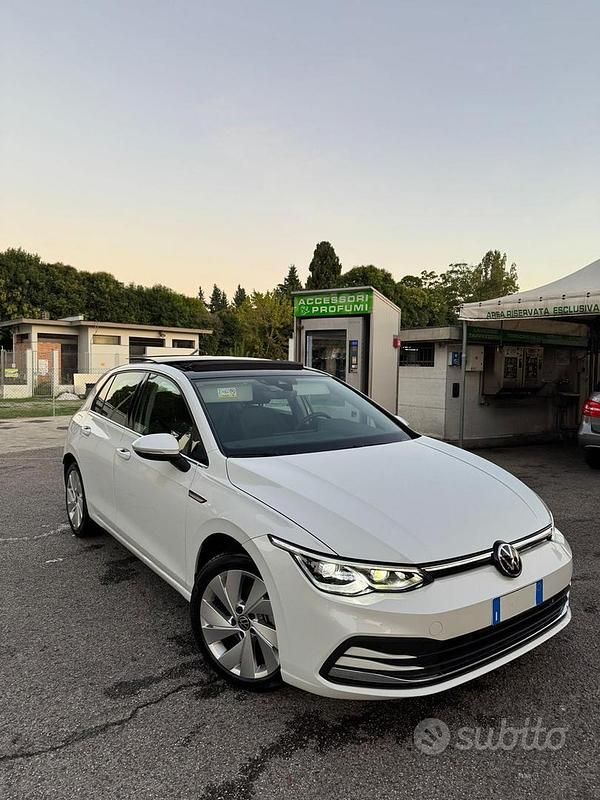 Usata VW Golf VII 150 CV (110 kW) 2020 Bianco Berlina