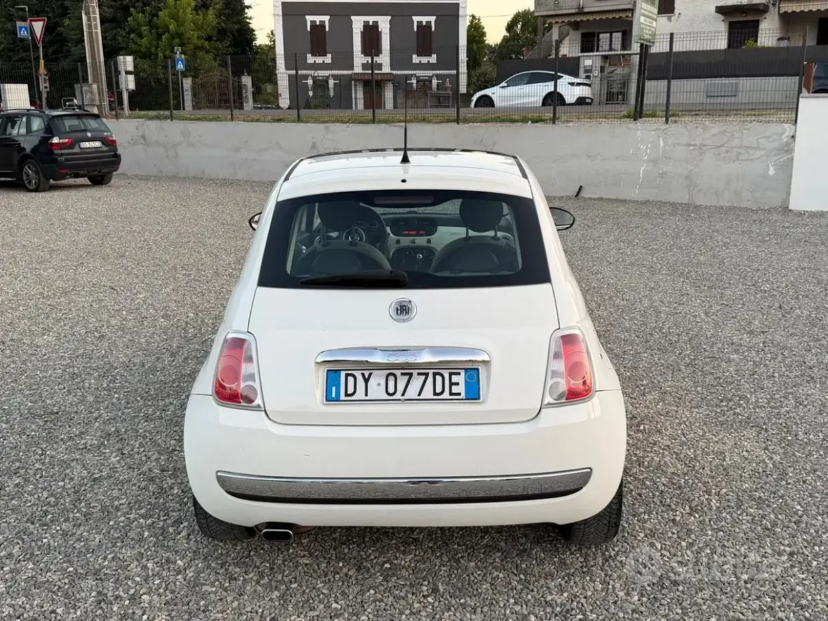 Usata Fiat 500 Pop 69 CV (50 kW) 2009 Bianco Cabrio