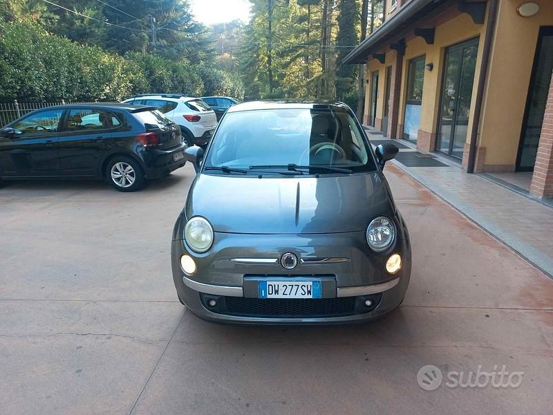 Usata Fiat 500 Lounge 69 CV (50 kW) 2009 Grigio Berlina