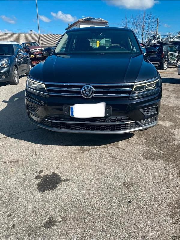 Usata VW Tiguan Style 150 CV (110 kW) 2018 Nero SUV