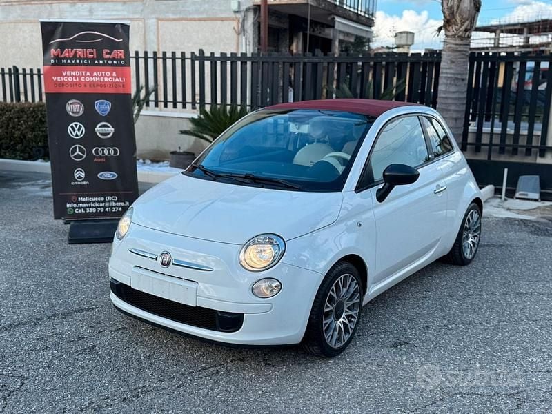 Usado Fiat 500C Lounge 69 CV (50 kW) 2012 Blanco Descapotable
