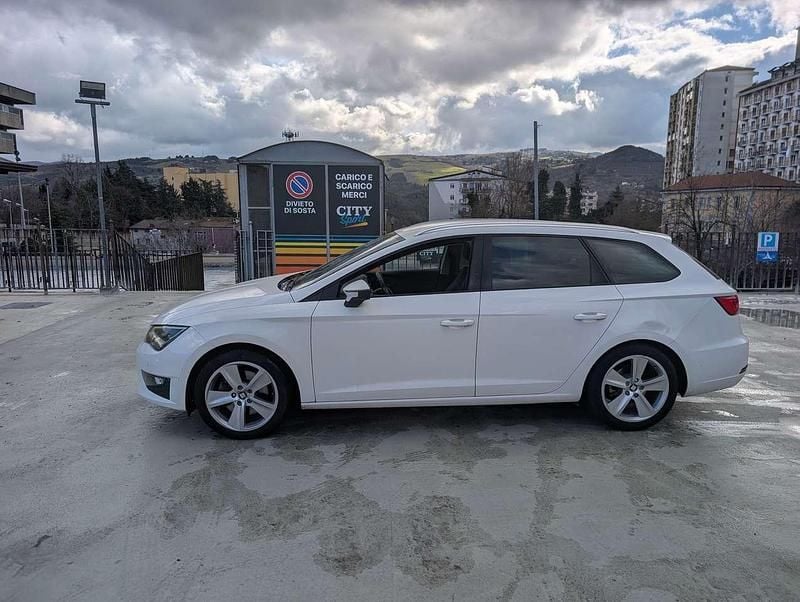 Usata Seat Leon ST FR 184 CV (135 kW) 2016 Bianco Station wagon