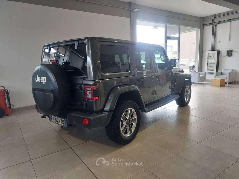 Usata Jeep Wrangler Sahara 200 CV (147 kW) 2018 Nero SUV