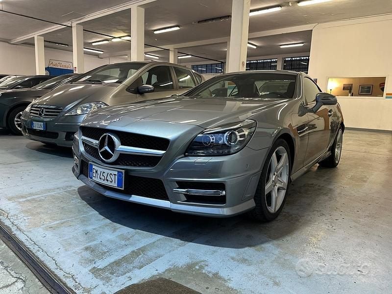 Usata Mercedes SLK200 Premium 184 CV (135 kW) 2012 Grigio Cabrio