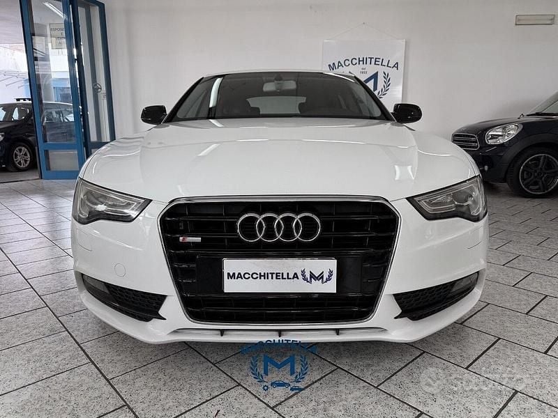 Usata Audi A5 Advanced 176 CV (129 kW) 2012 Bianco Coupé