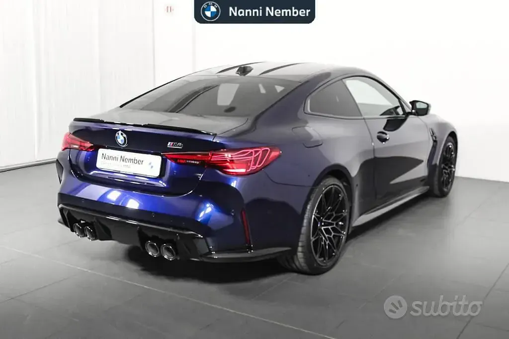 Nuova BMW M4 Competition Edition 530 CV (389 kW) 2026 Tanzanite blue metallizzato Coupé