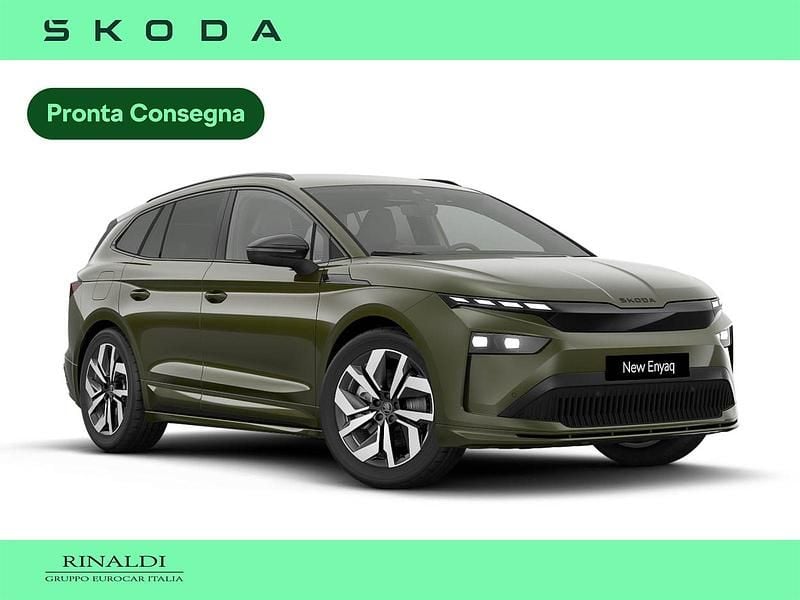 Nuova Skoda Enyaq iV SportLine 88 kW (121 CV) 2026 Verde olibo metallizzato SUV