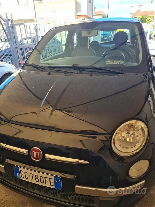 Usata Fiat 500 Lounge 2011 Nero Berlina