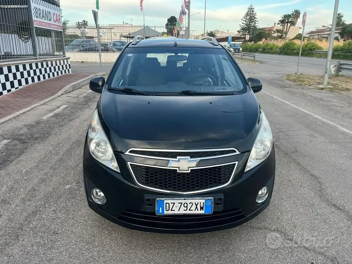 Usata Chevrolet Spark LS 65 CV (47 kW) 2010 Nero Utilitaria