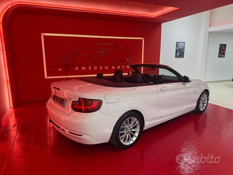 Usata BMW 220 183 CV (134 kW) 2015 Bianco Cabrio