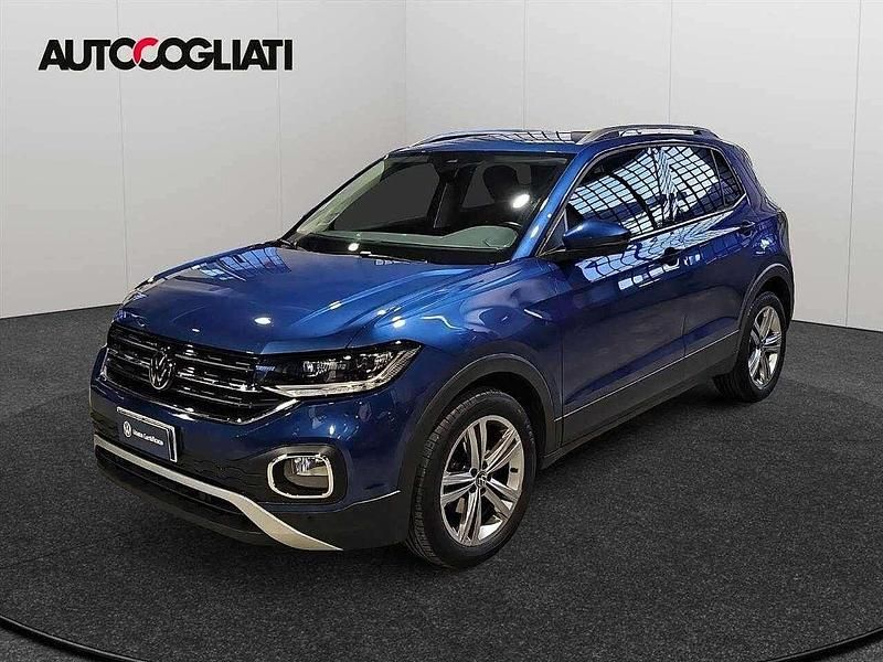 Reef blue metallizzato Usata 2022 VW T-Cross Advance SUV | 18.900 € (Buon prezzo) - Immagine 1/4