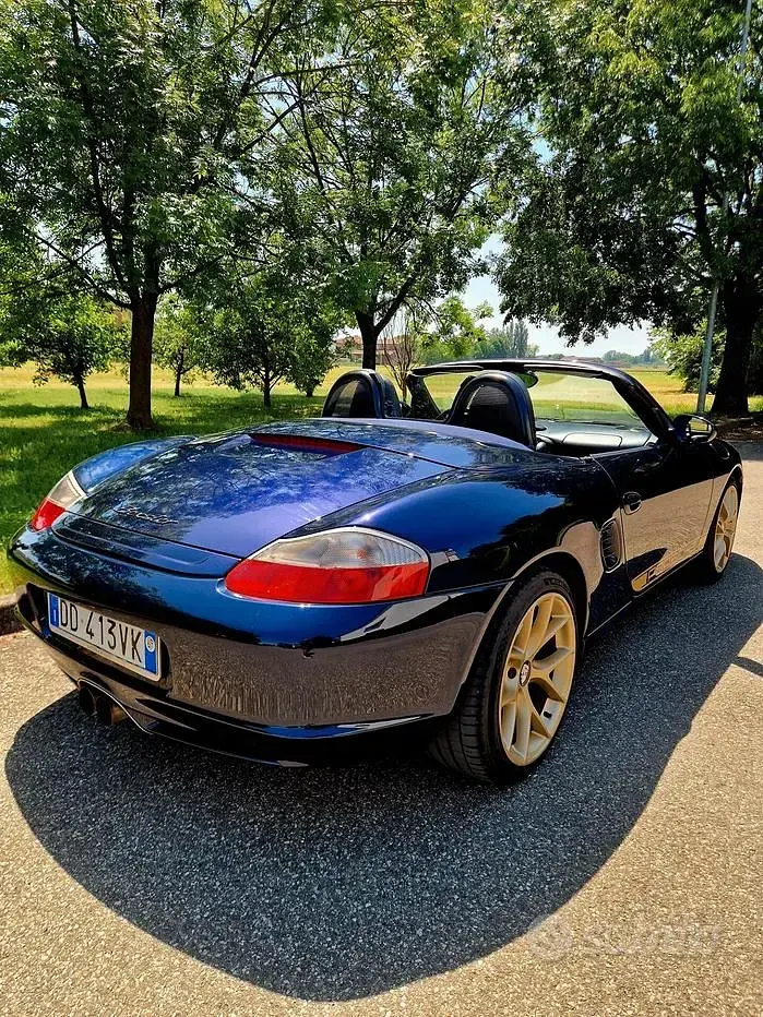 Usata Porsche Boxster 230 CV (169 kW) 2004 Blu Cabrio