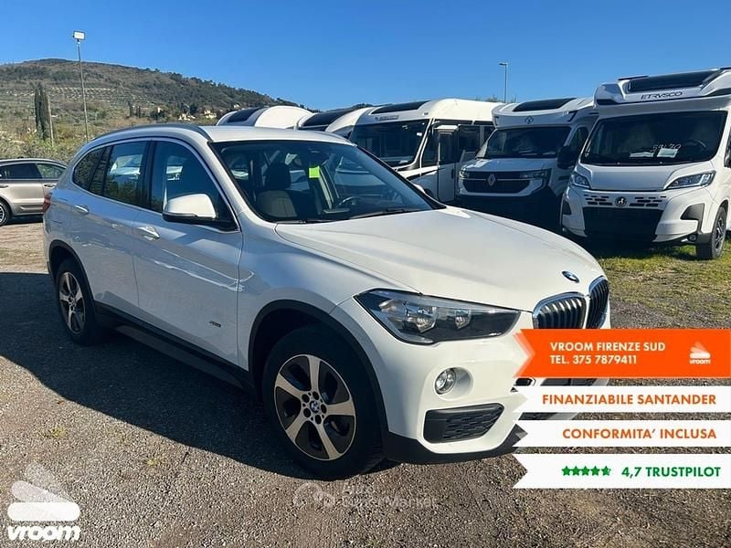 Begagnad BMW X1 xLine 116 HK (85 kW) 2015 Vit SUV