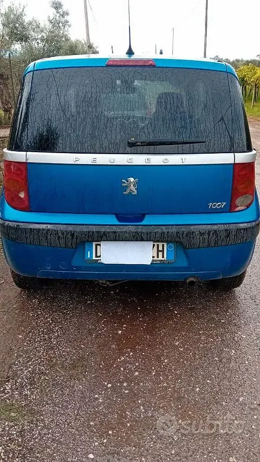 Usata Peugeot 1007 70 CV (51 kW) 2008 Blu Monovolume