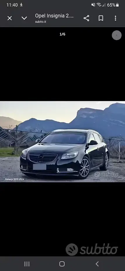 Usata Opel Insignia 160 CV (117 kW) 2010 Nero Station wagon