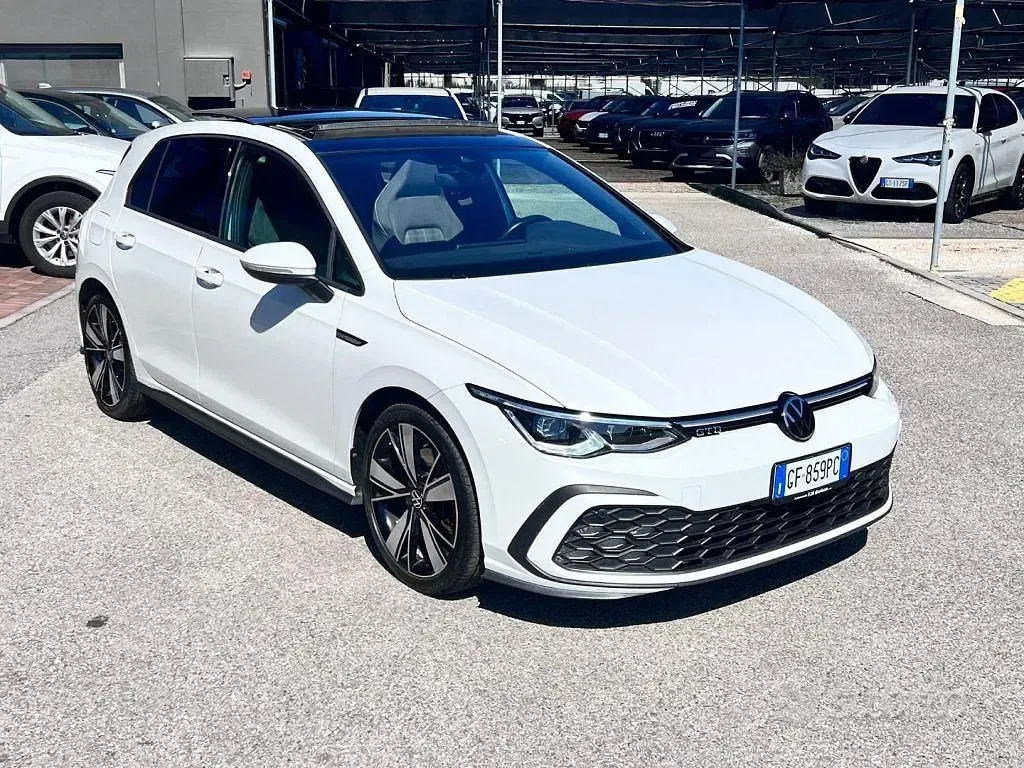 Usata VW Golf VIII GTD 200 CV (147 kW) 2021 Bianco Berlina