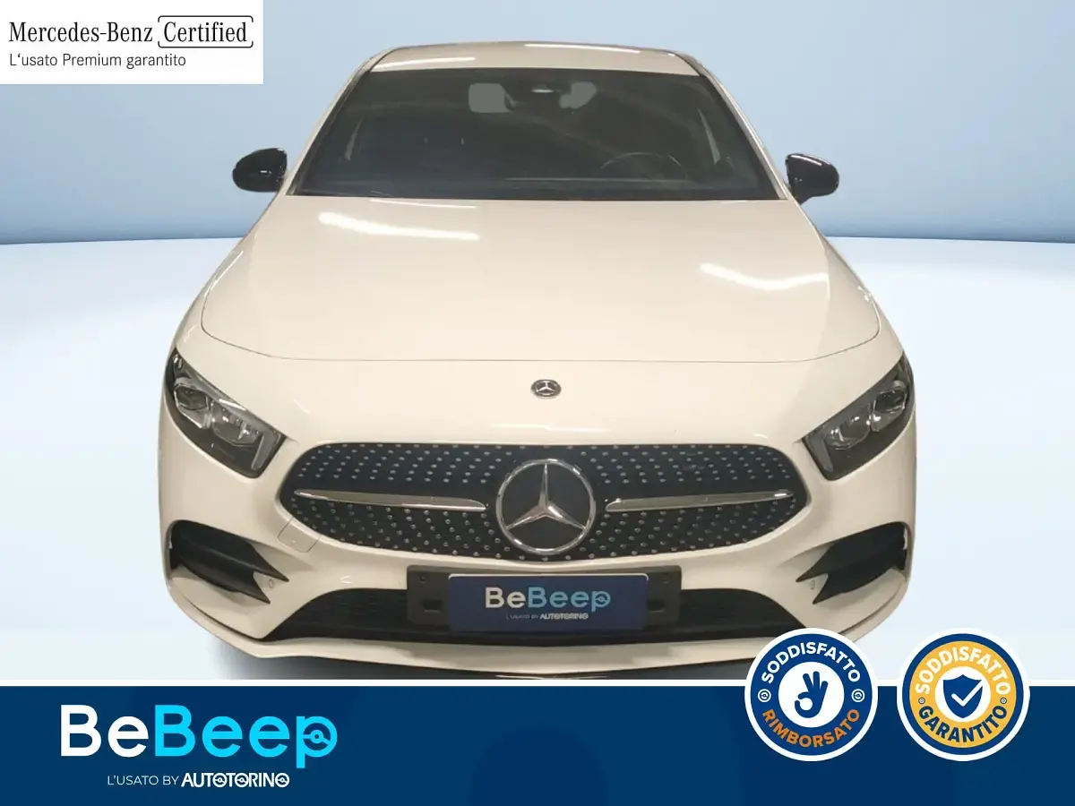 Usata Mercedes A200 Premium 150 CV (110 kW) 2022 Bianco pastello Berlina