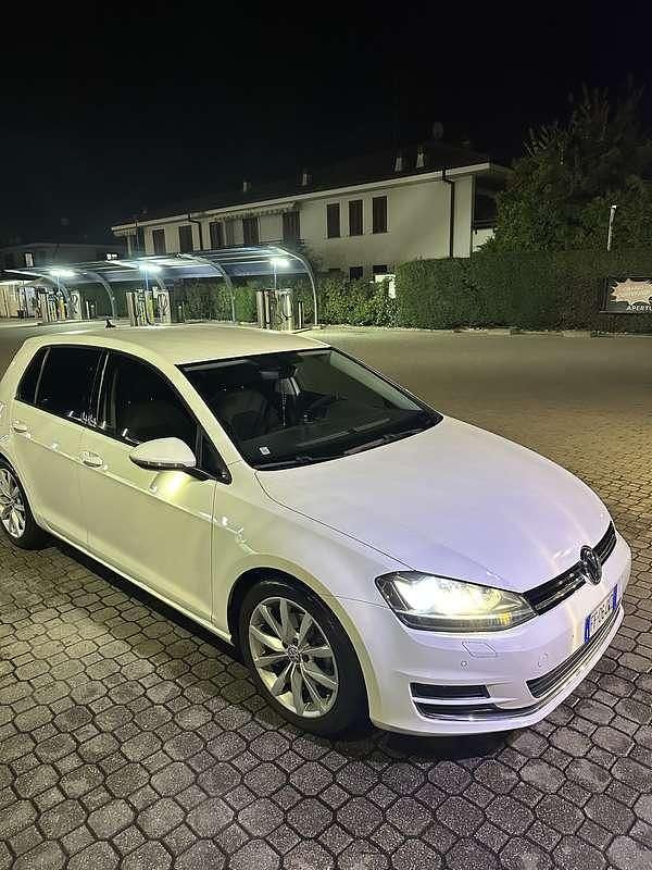 Usata VW Golf VII 110 CV (80 kW) 2016 Bianco Berlina